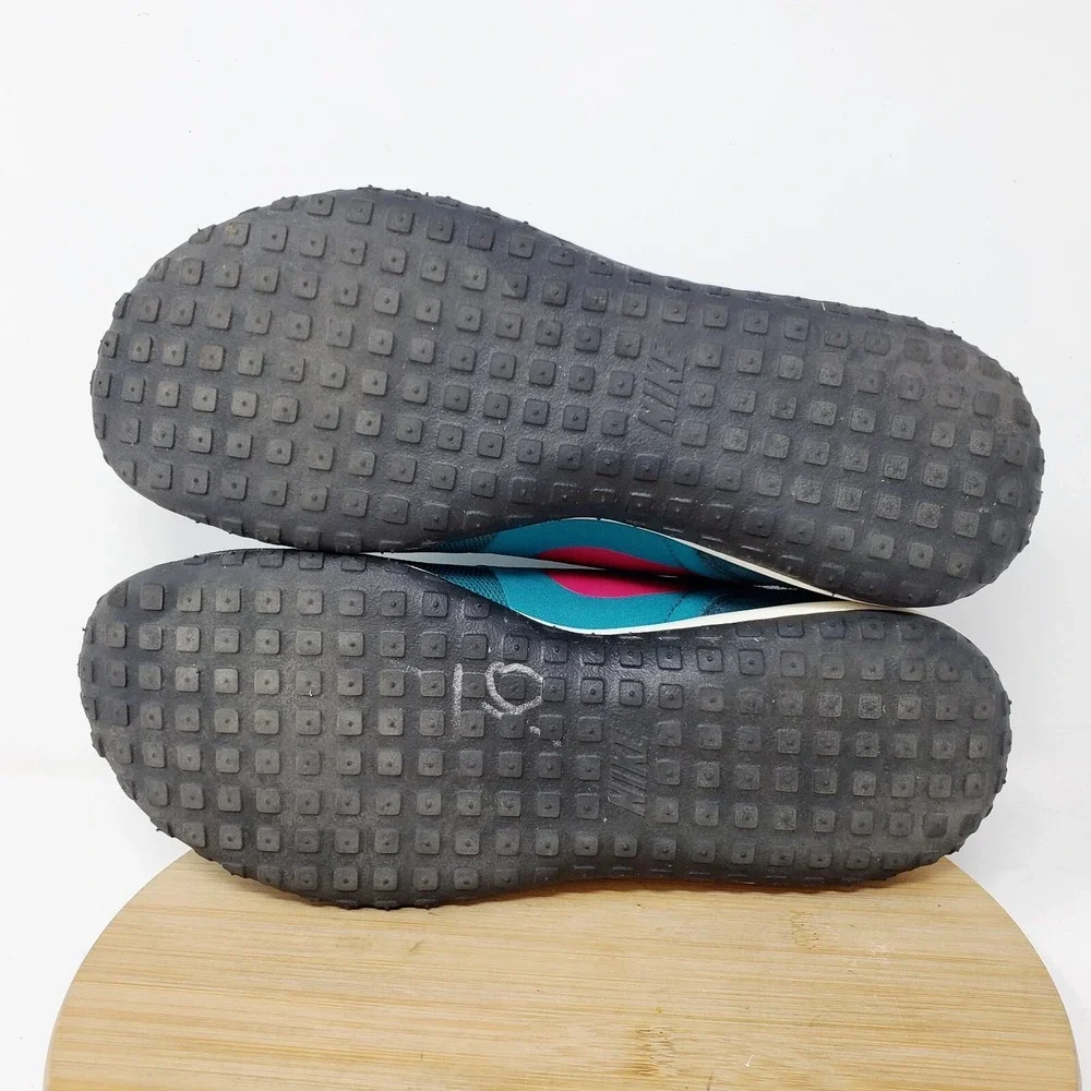 Nike Elite‎ Shinsen Shoes Womens 9 Aqua Blue Green Retro Athletic Sneakers